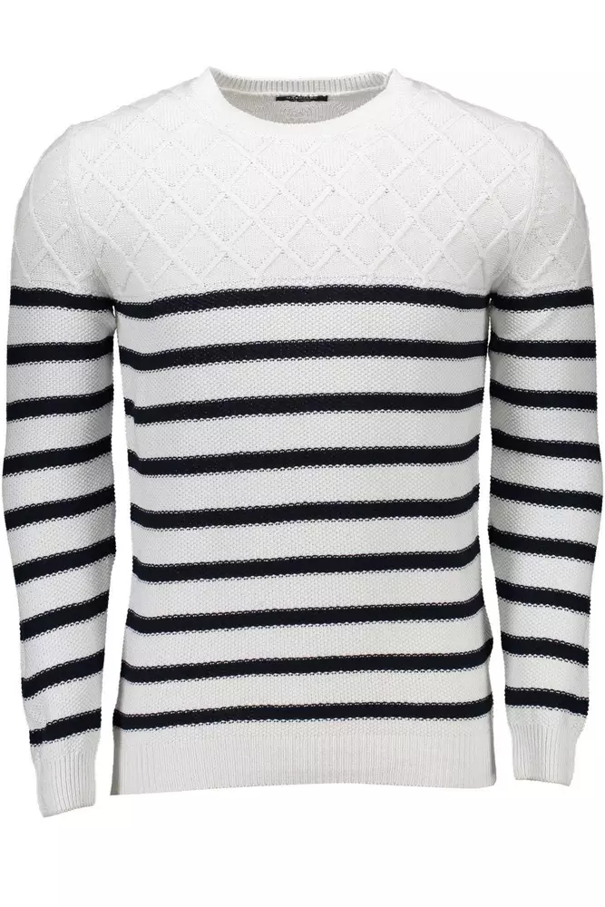 

Белый хлопковый мужской свитер Marciano By Guess