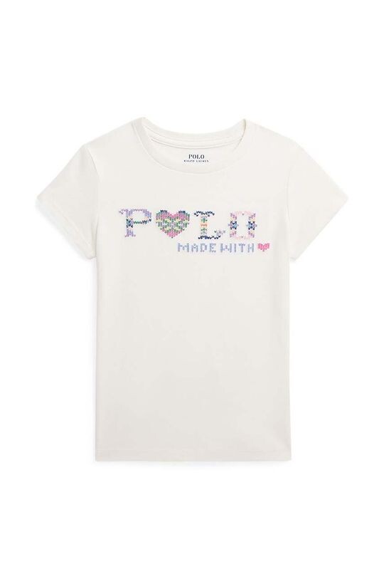 

Polo Ralph Lauren Детская хлопковая футболка, бежевый
