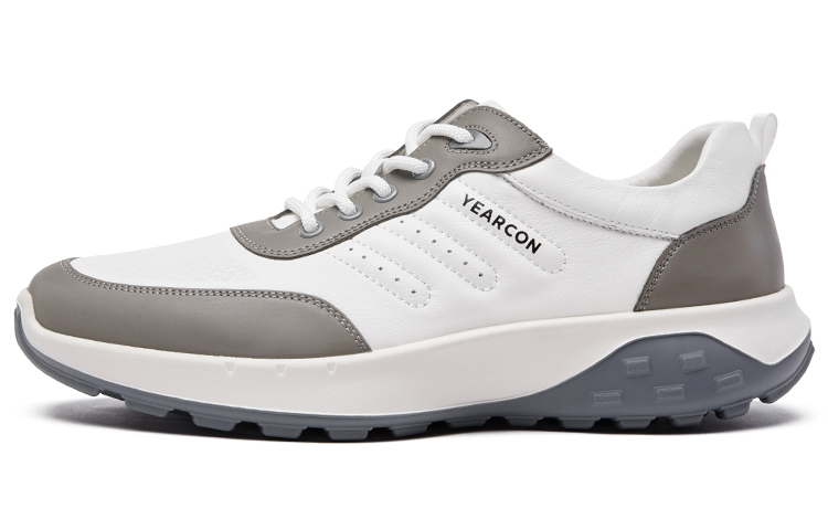 

Низкие спортивные повседневные туфли для мужчин YEARCON, White/Gray