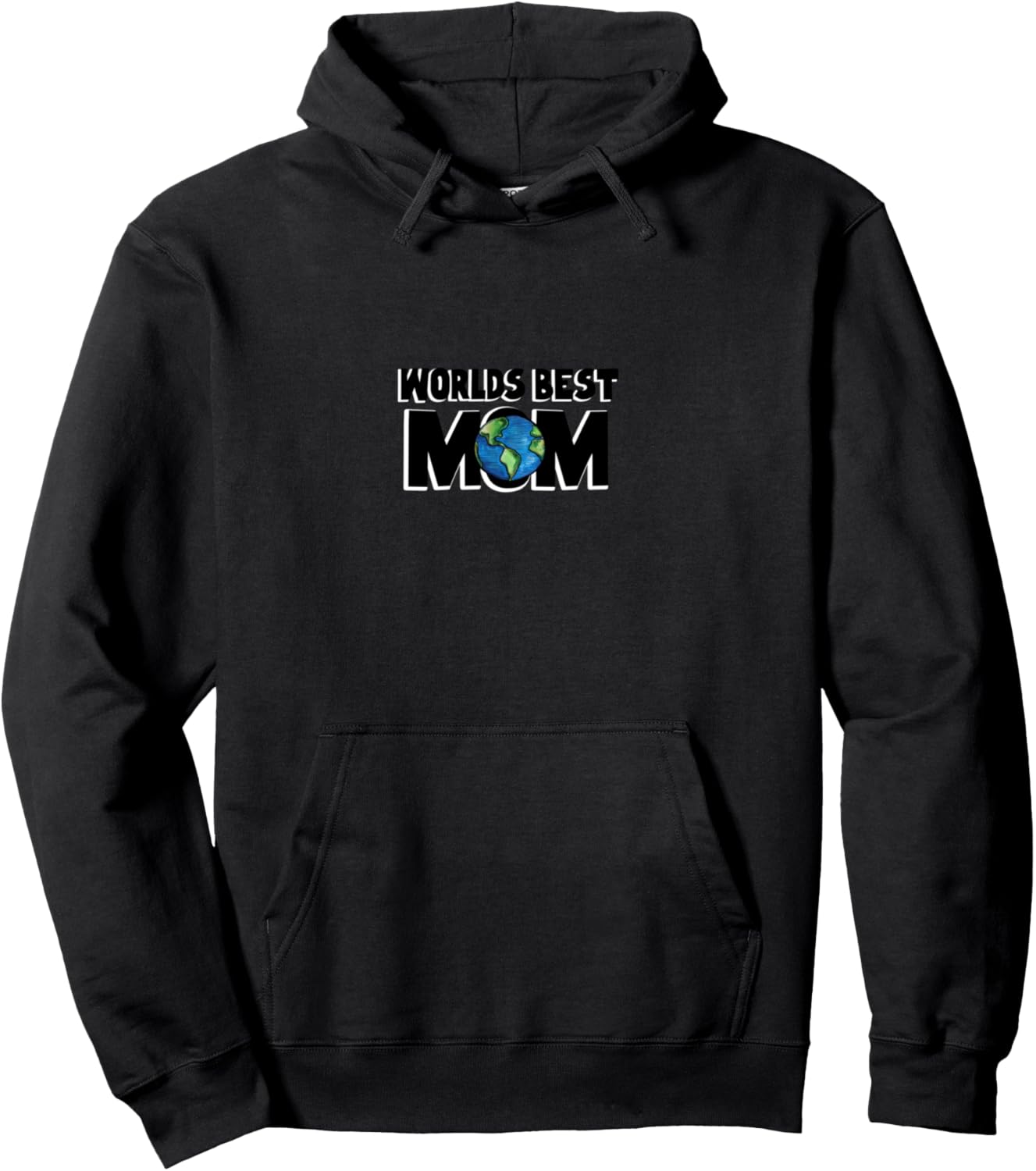

Худи «Лучшая мама в мире» Mom Bubb, черный