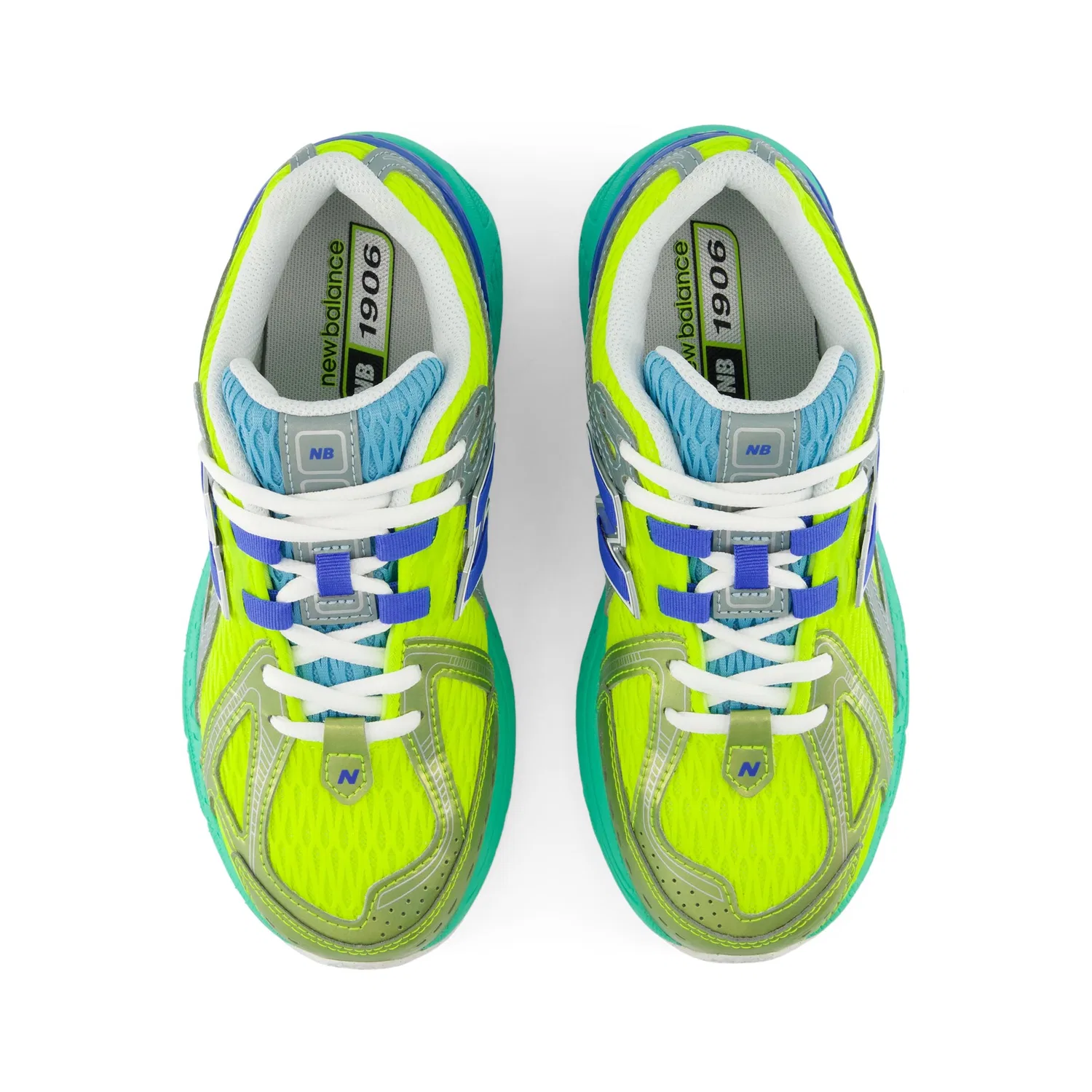 Кроссовки '1906' New Balance, Green/Lime — фото 4