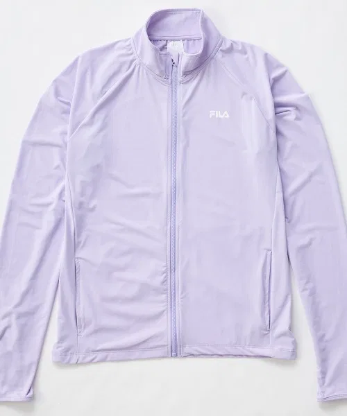 Детская UV-куртка FILA с контактным охлаждением, рашгард, лавандовый