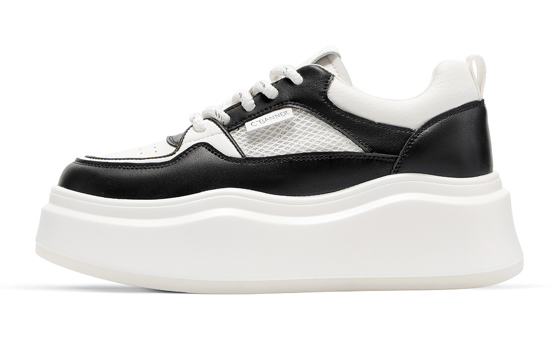 

Кроссовки C°BANNER Skateboarding Shoes Women's Low-top White/Black, белый/черный