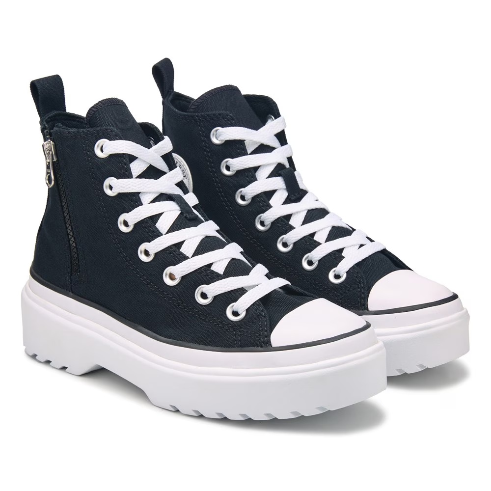 

Кеды на толстой подошве для подростков Converse, black/white