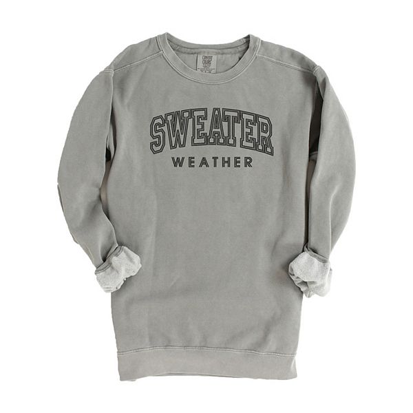 

Вышитый свитшот Weather Garment Dyed Simply Sage Market, Grey