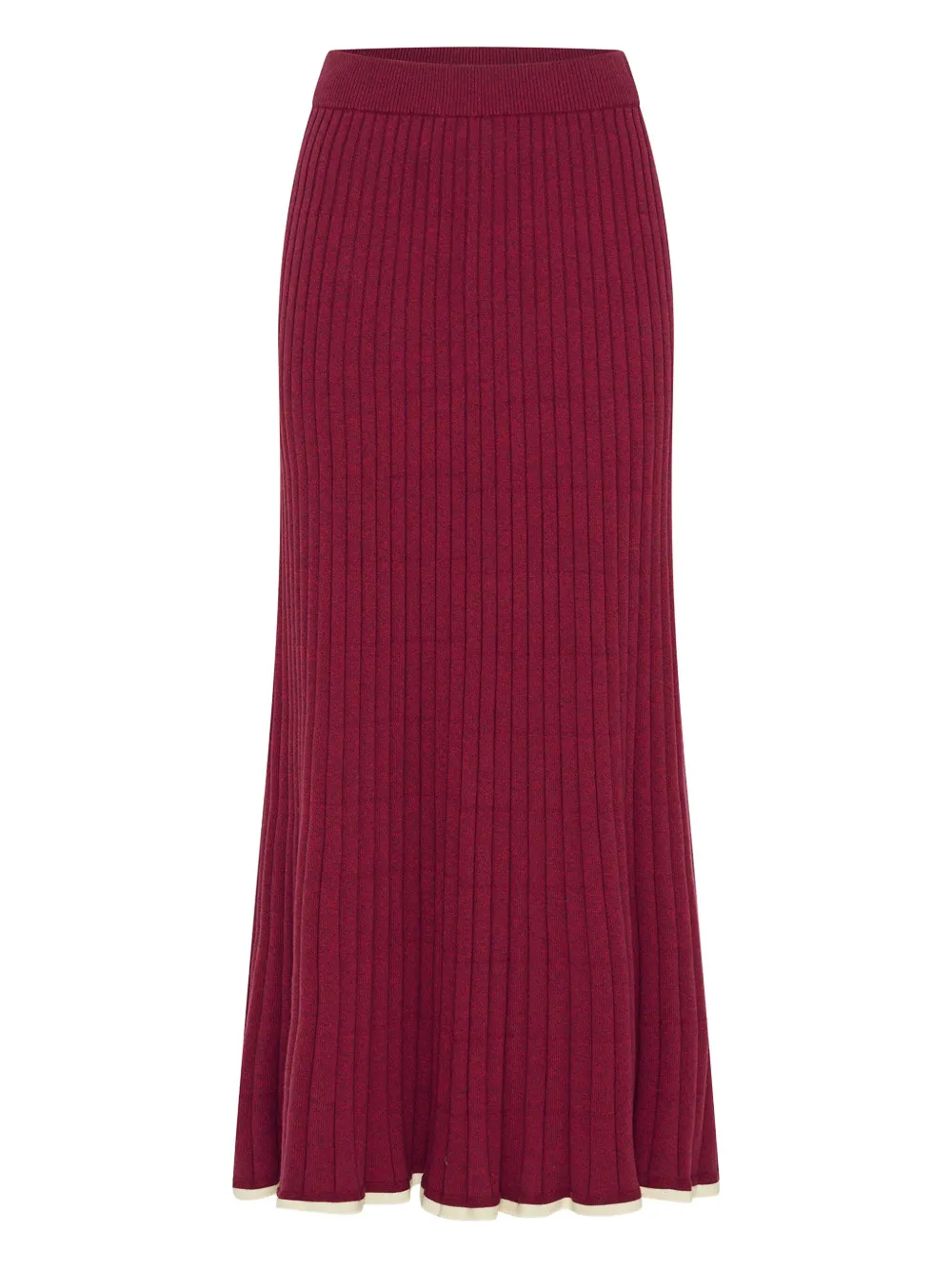 

Юбка миди Felicia в рубчик Anna Quan, красный