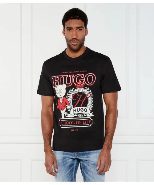 

Футболка Дапорони Loose fit Hugo, черный