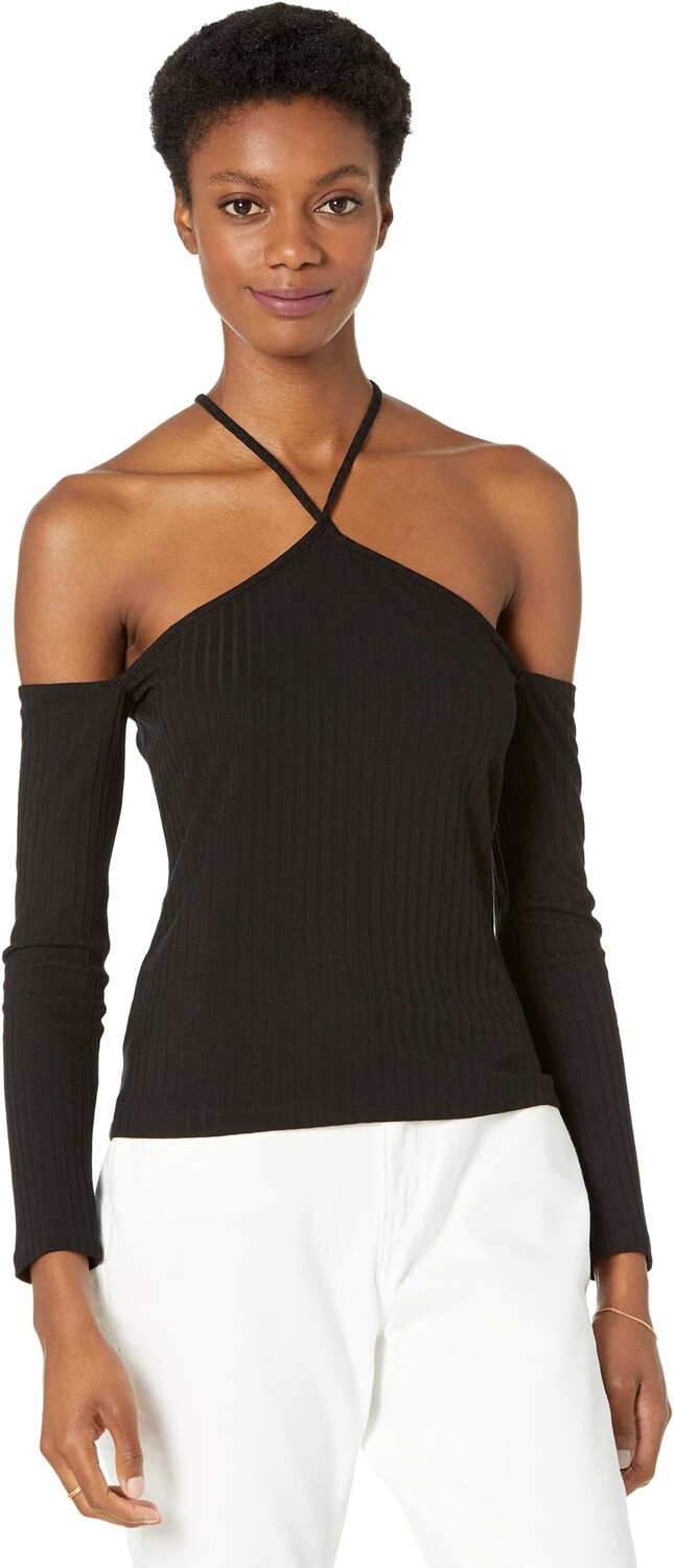 

Свитер 1.STATE Long Sleeve Cold-Shoulder Y-Neck, цвет Rich Black