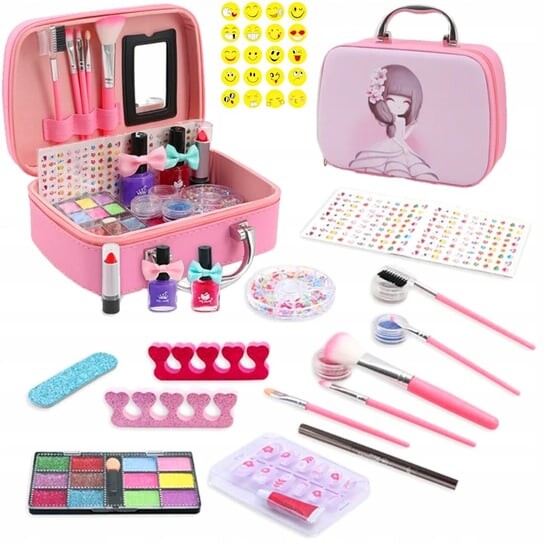 

Набор косметики для ногтей в чемодане + наклейки, Inna marka