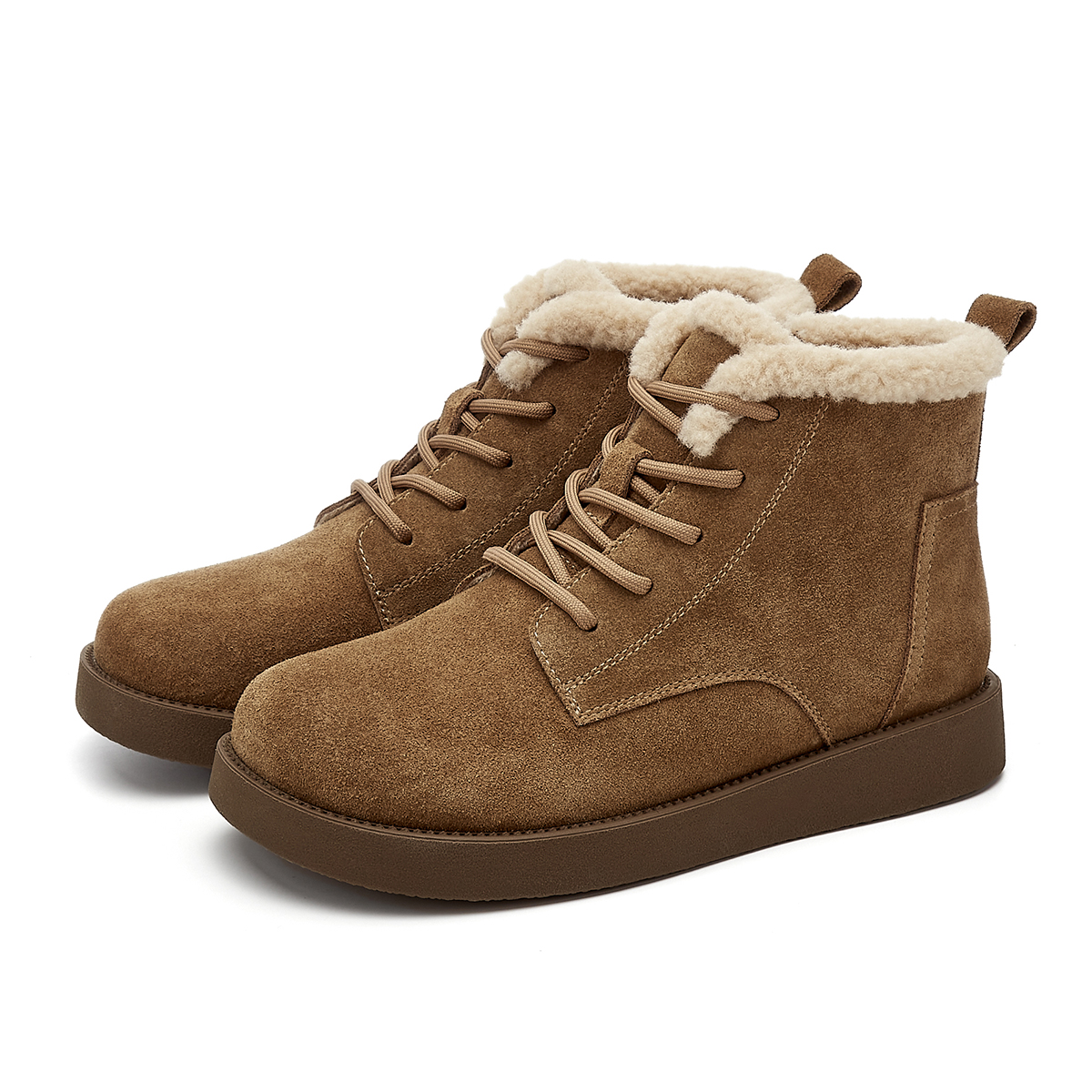 Ботильоны женские верблюжьего цвета, 2,5 см SHOUBA, Camel