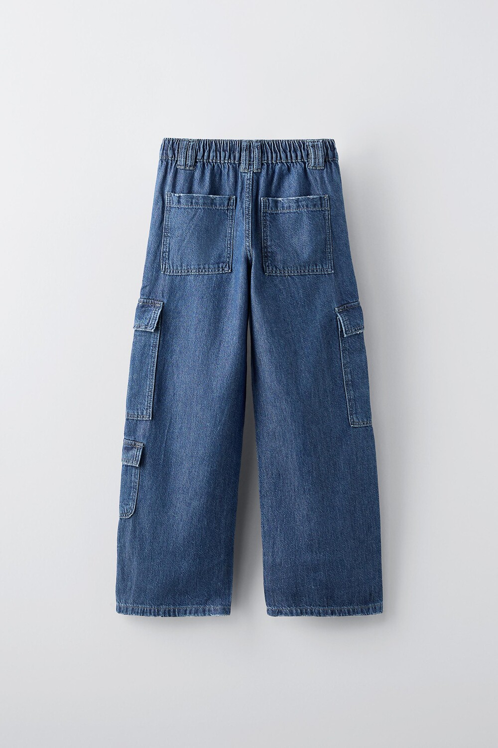 

Джинсы карго с многокарманными комбинациями ZARA, синий