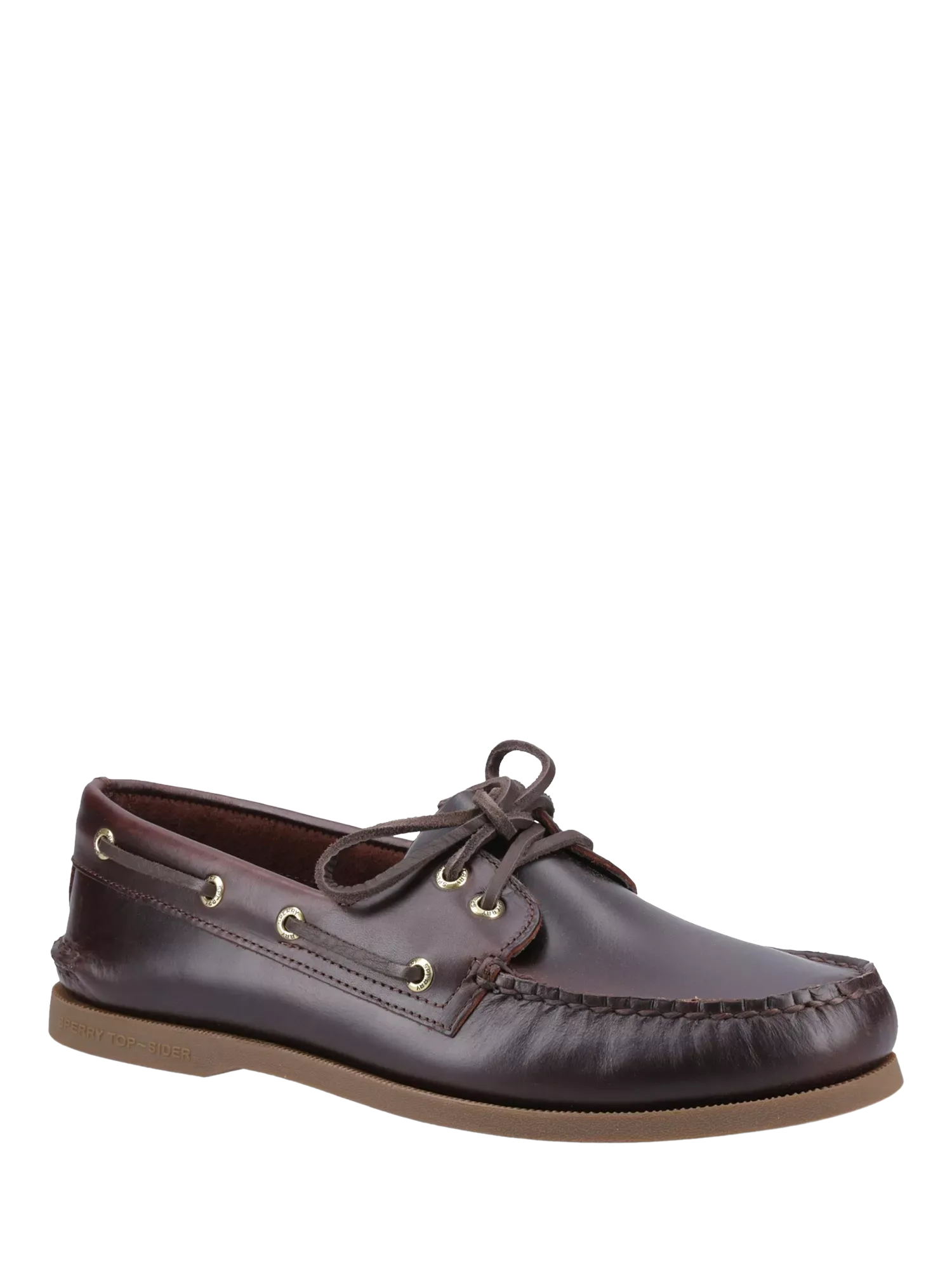 Оригинальные лодочные туфли с двумя люверсами и широкой колодкой Sperry, Brown — фото 2