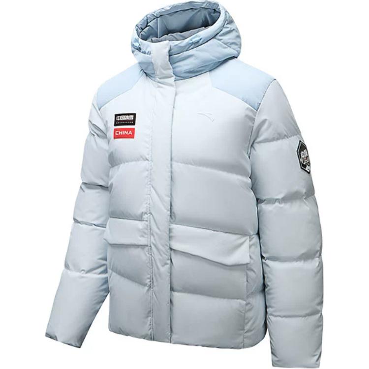 

Анта Вариети Тренинг Коллекция Пуховая Куртка Женская Сливочно-Серый Синий/Крылатый Синий, Молочный Серый Синий/Парящий Синий