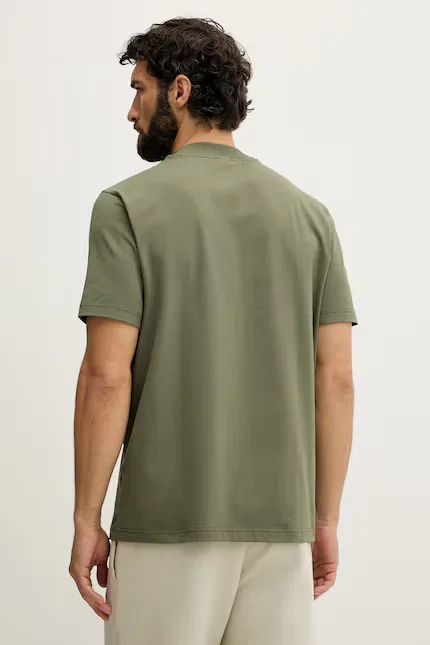 Футболка свободного кроя Tee Collar BOSS Green, зеленый — фото 3
