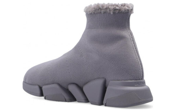Кроссовки speed 2.0 sneakers 'grey recycled knit' Balenciaga, серый — фото 3