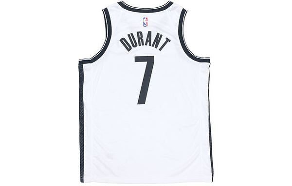 Футболка мужские sw 20 21 brooklyn nets durante 7 баскетбольный жилет Nike, белый — фото 2