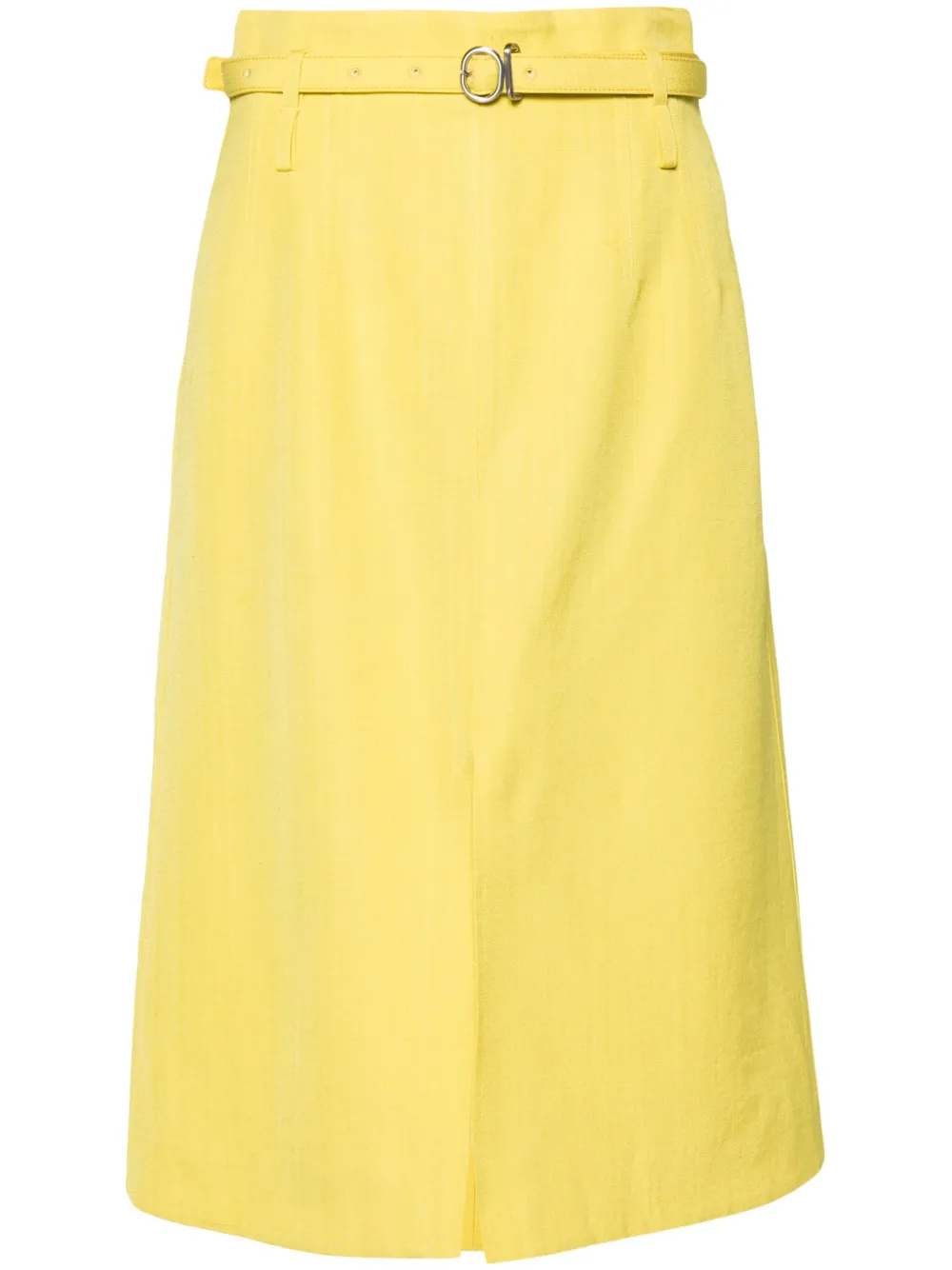

Юбка миди 66 JIL SANDER, зеленый
