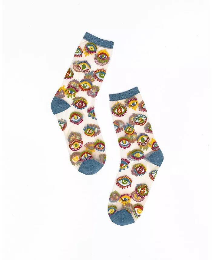 

Женские прозрачные носки Evil Eye Sock Candy