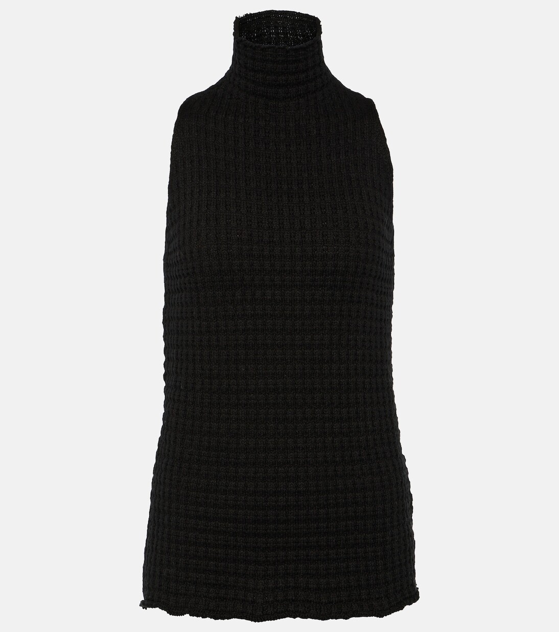 

Хлопковый топ с потертостями Jil Sander, черный