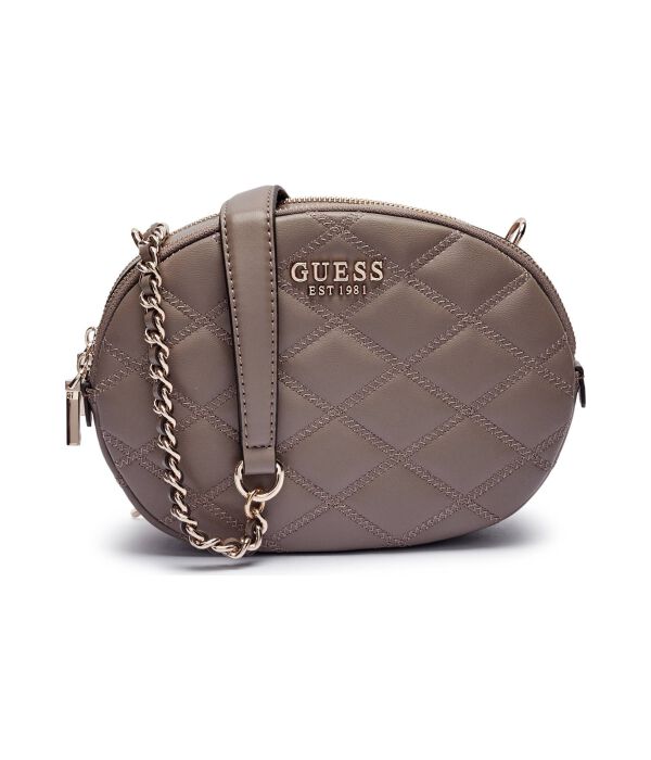

Сумка женская Guess овальная стеганая, бежевый