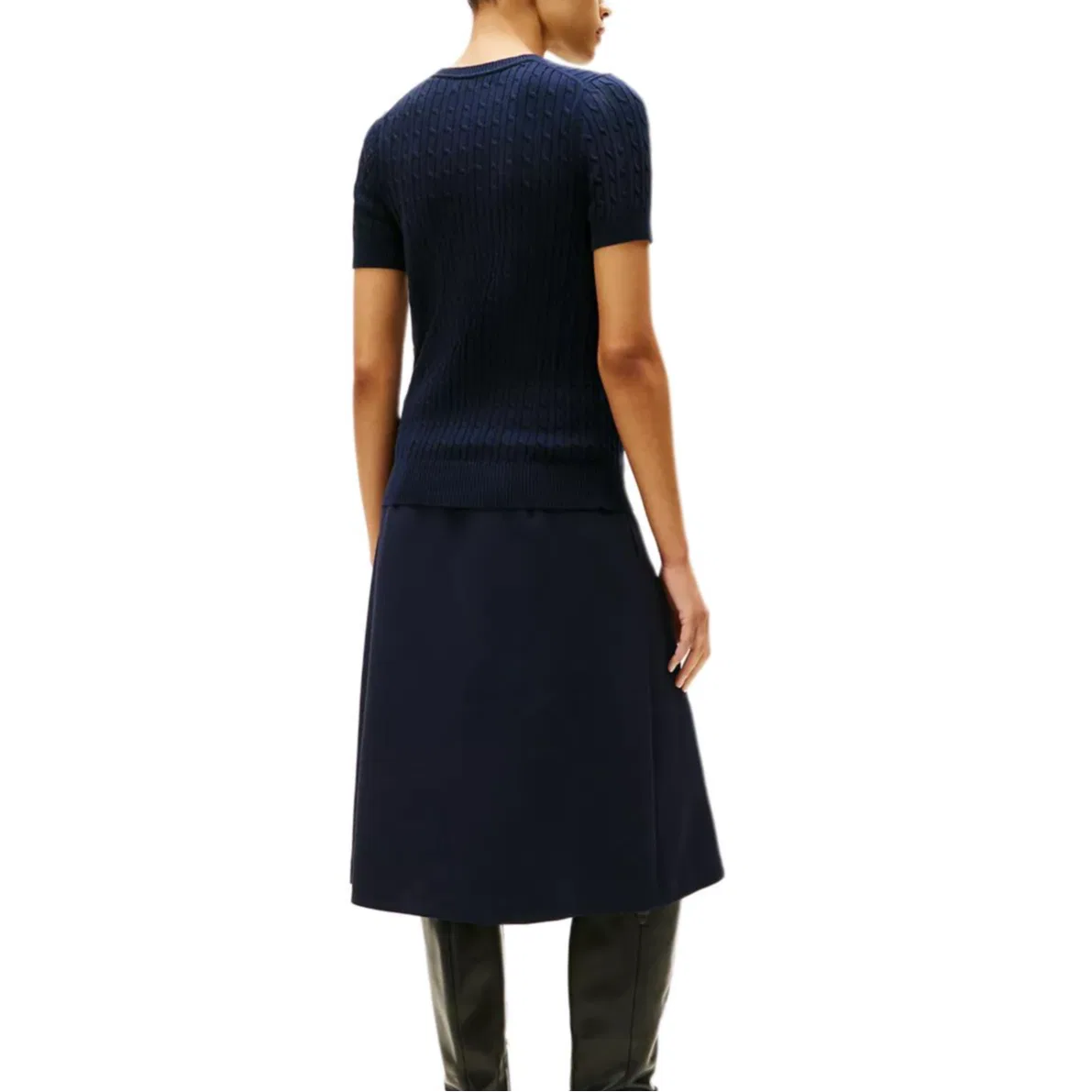 Свитер женский Marine Blue с круглым вырезом Tommy Hilfiger — фото 4