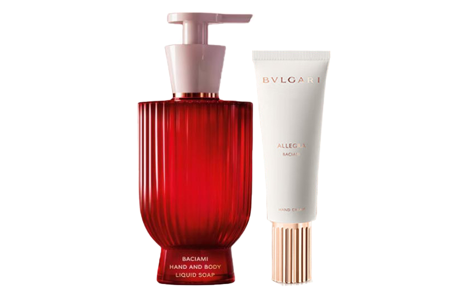 Набор BVLGARI Allegra: парфюмированное жидкое мыло для рук и тела Fiori D'Amore, 250 мл + лосьон для тела Magnifying, 250 мл — фото 3