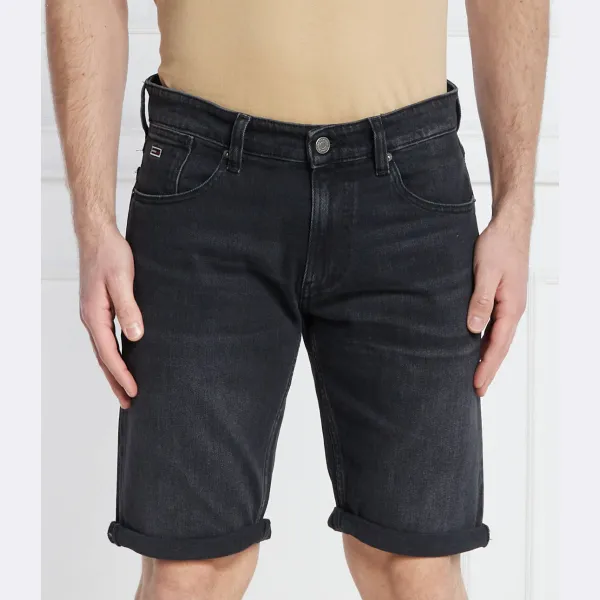 

Джинсовые шорты узкого кроя Ronnie Tommy Hilfiger, черный