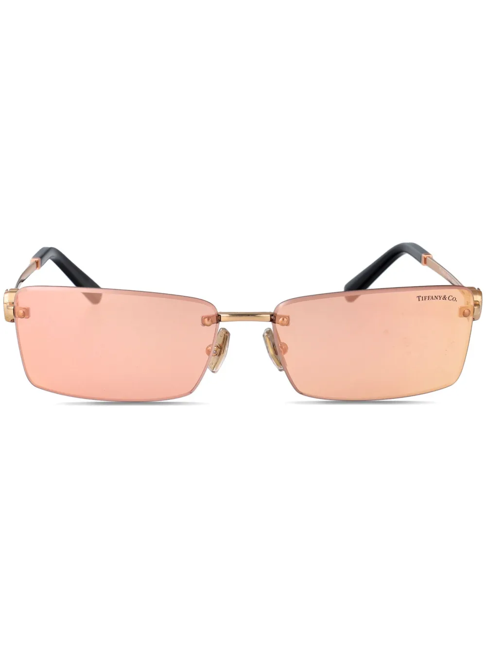 

Солнцезащитные очки в безободковой оправе Tiffany & Co Eyewear, розовый