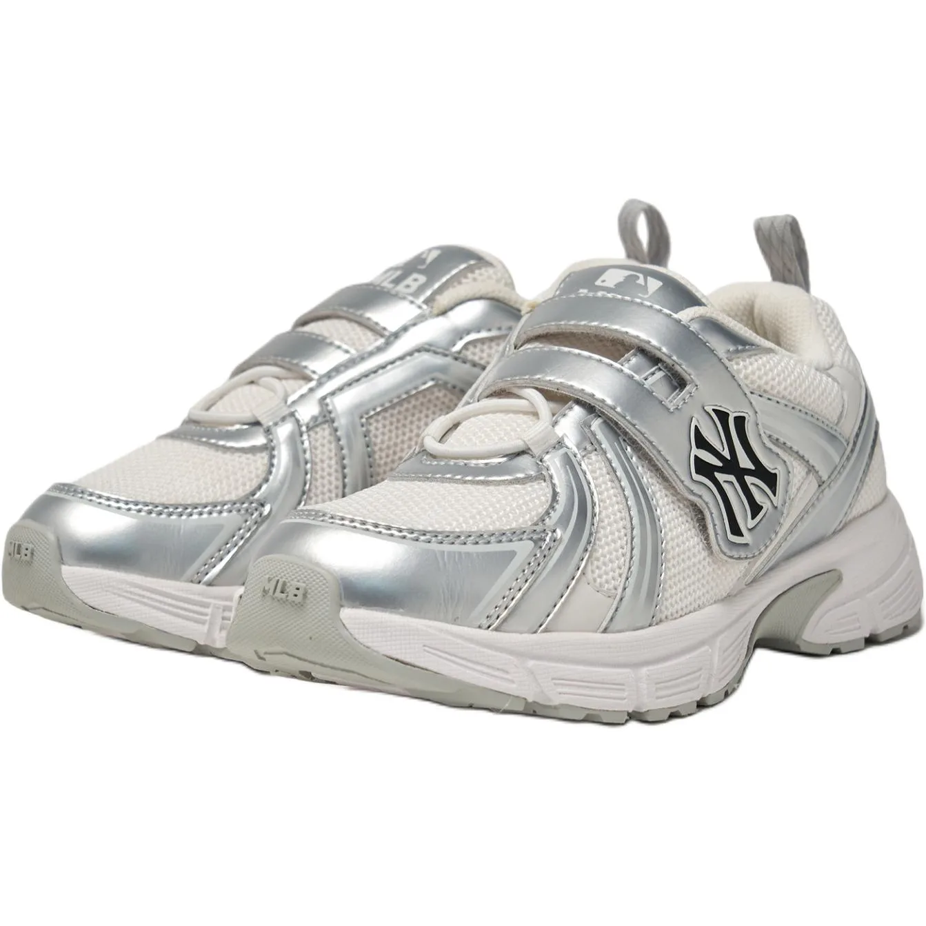 MLB New York Yankees Low top Running Shoes Silver Kids' — фото 4