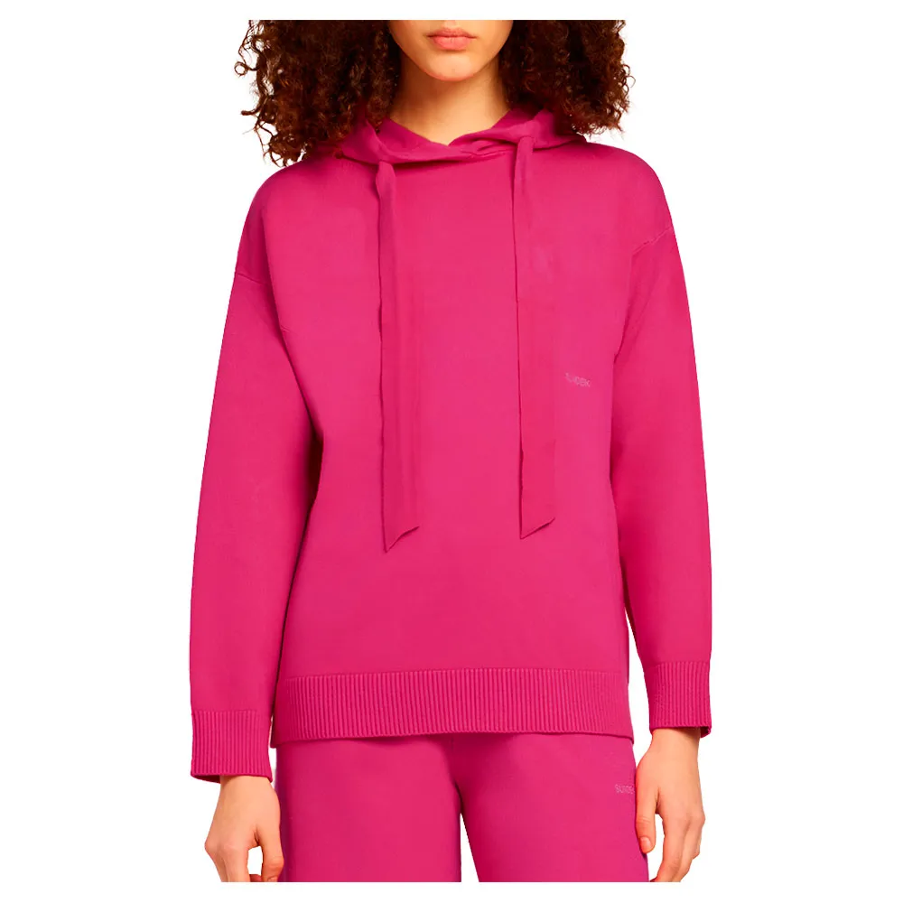 

Свитер Sundek Felpa hoodie, розовый