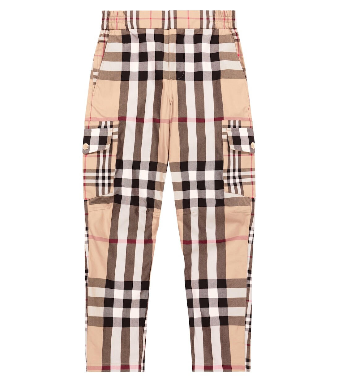 

Брюки карго из хлопка в клетку Vintage Check Burberry, разноцветный