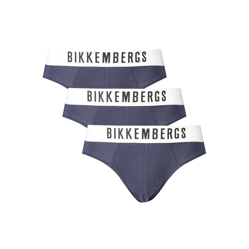 

Нижнее белье из синего хлопка Bikkembergs, Blue
