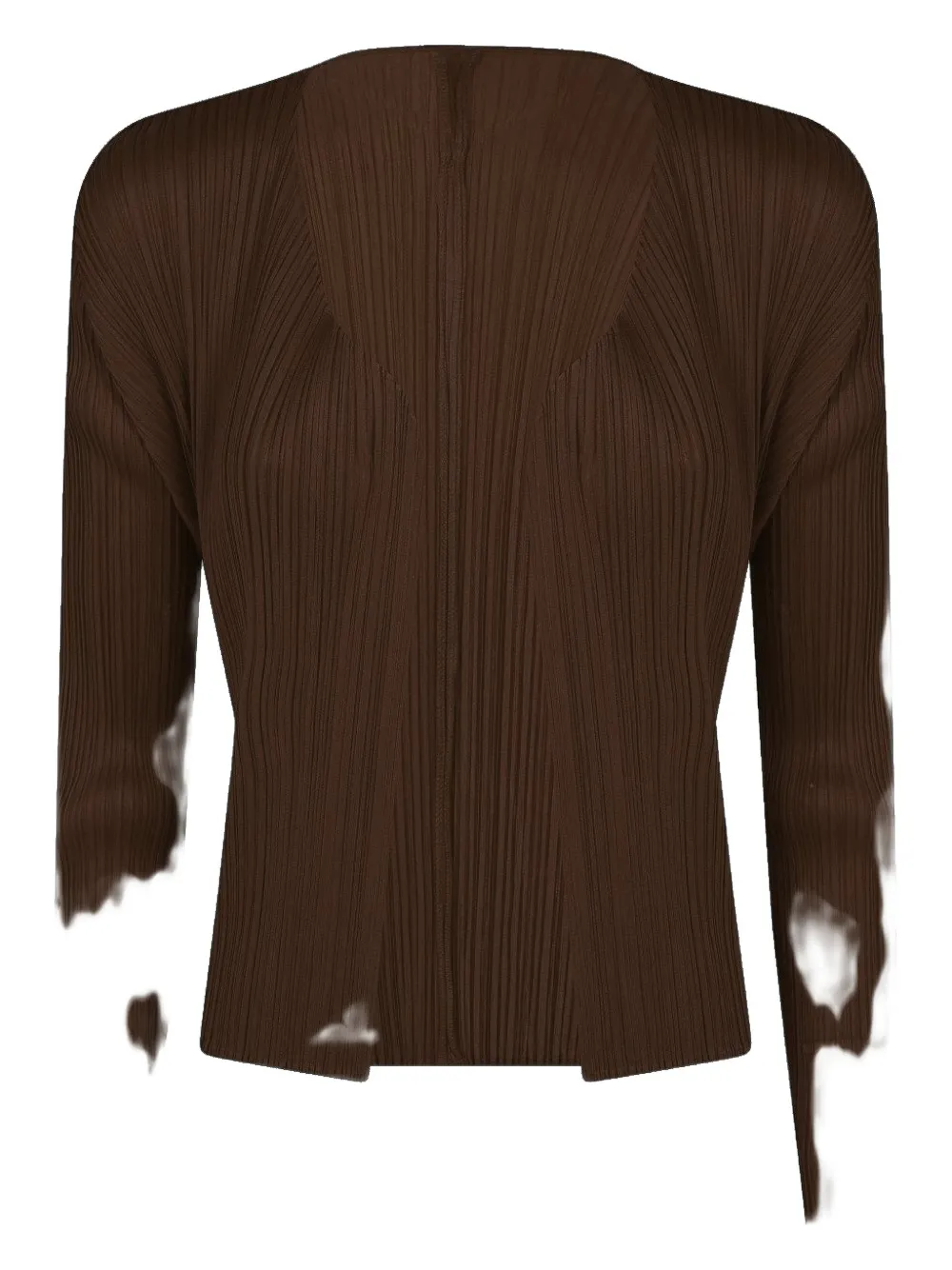 

Плиссированный топ Pleats Please Issey Miyake, коричневый