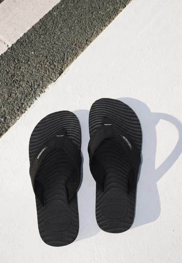 Сандалии Surfer coast Havaianas, новый графитовый черный