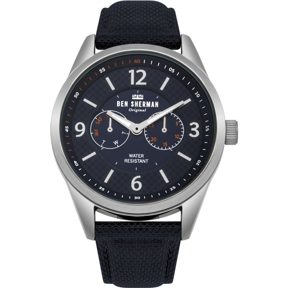 

Черные кожаные часы Ben Sherman