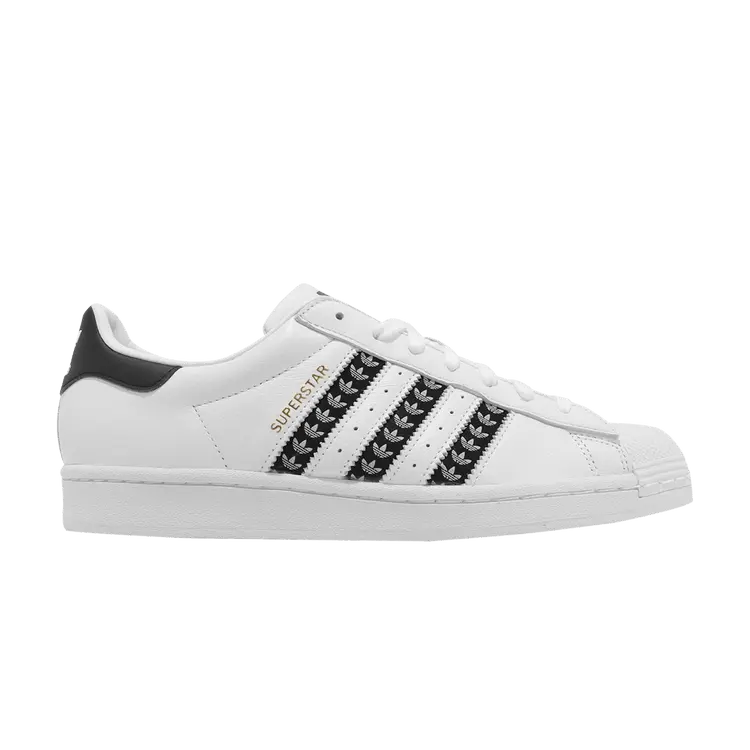 

Кроссовки adidas Superstar 'Trefoil Stripe', белый