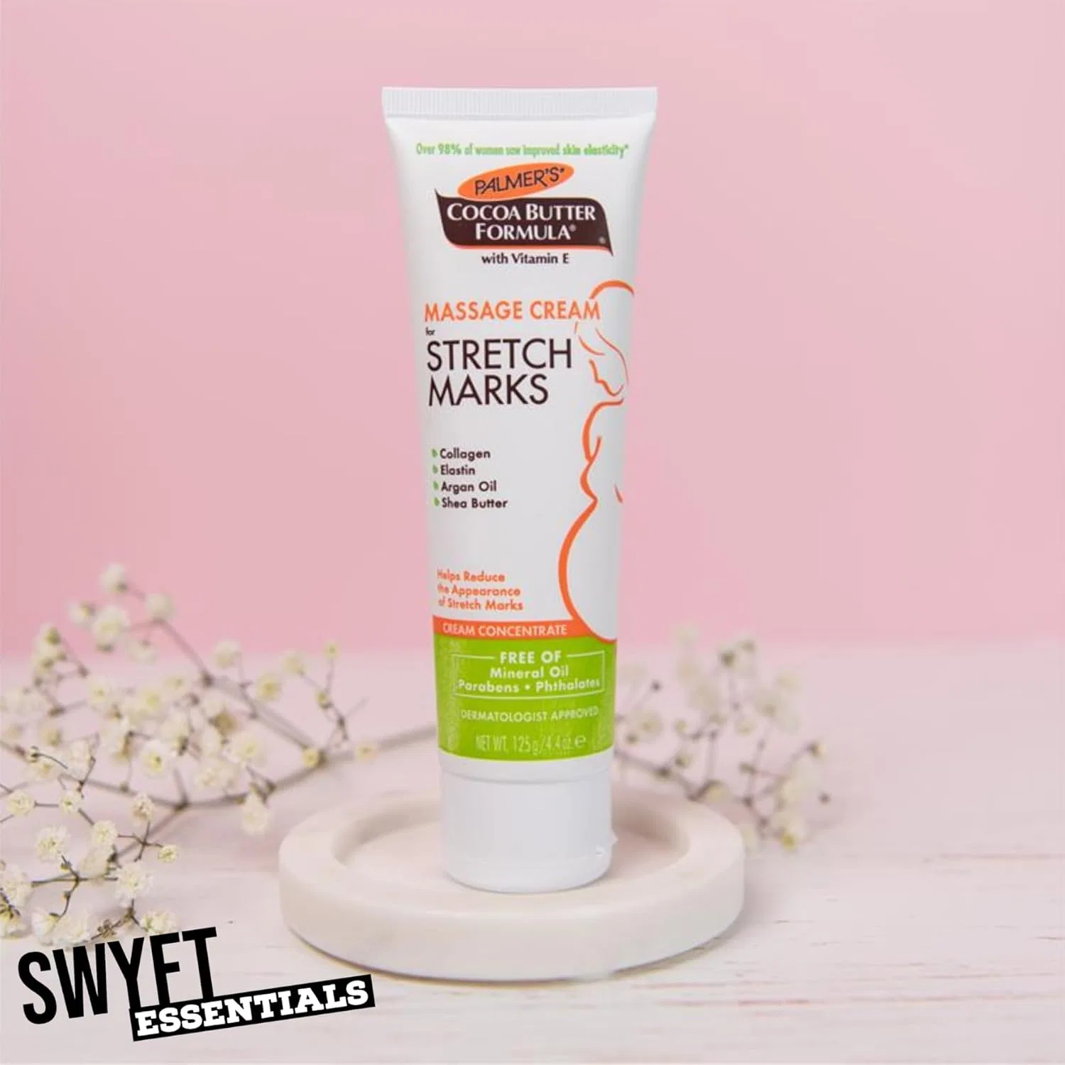 Набор кокосовых кремов Palmer's Cocoa Butter: крем от растяжек и укрепляющее масло Swyft Essentials — фото 2