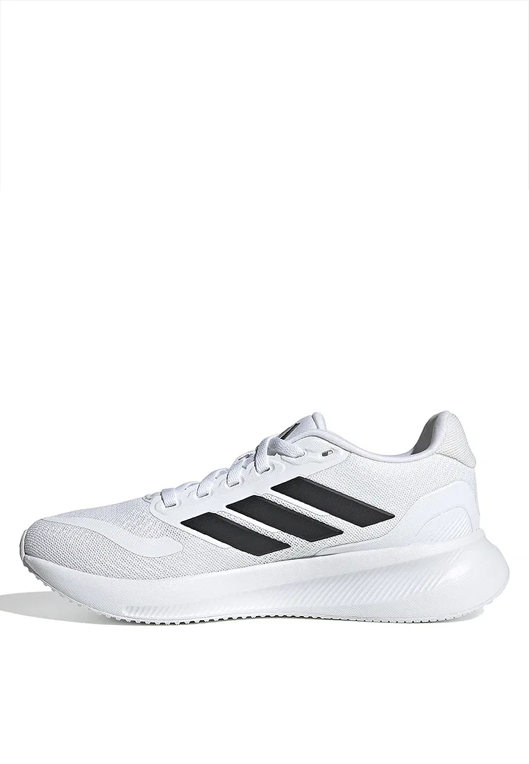 Кроссовки детские, беговые, Runfalcon 5, Adidas, белый/черный — фото 4