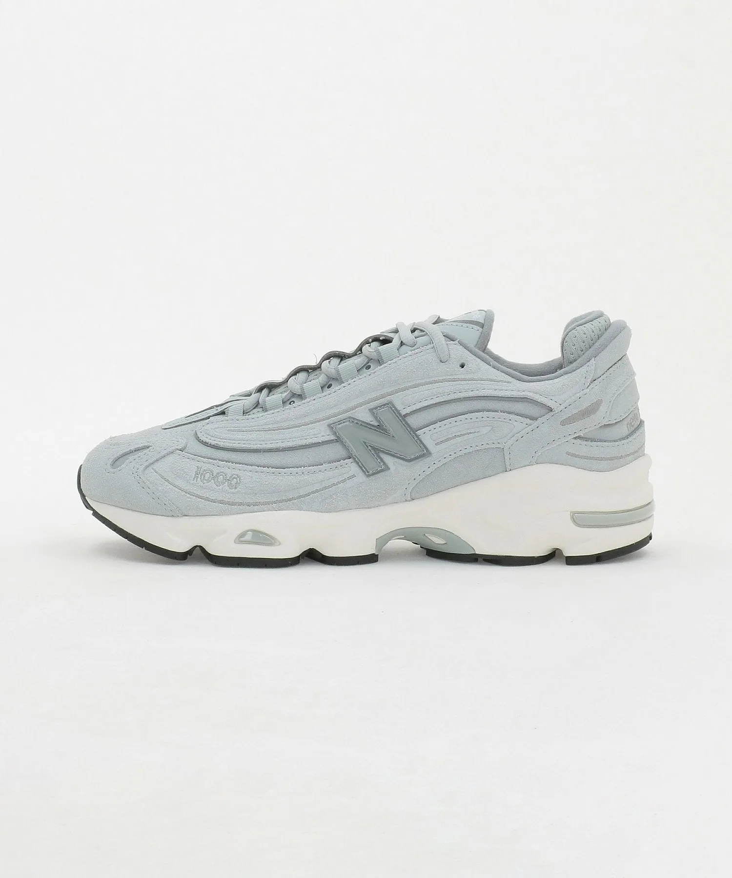 Мужские кроссовки из натуральной кожи 1000 New Balance серые