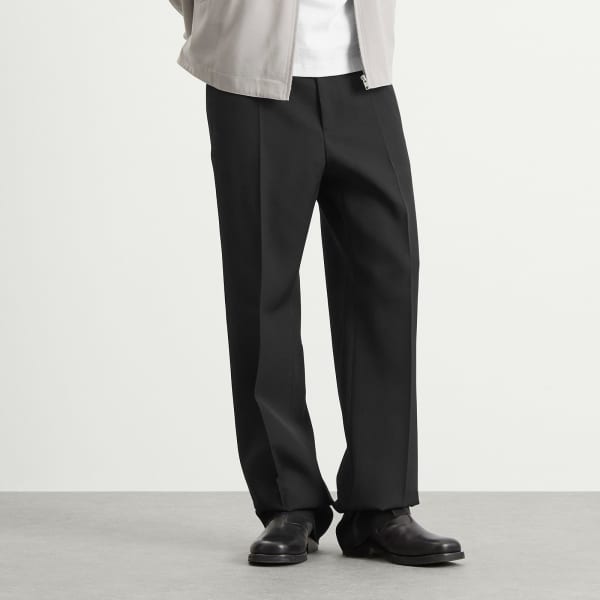 Брюки свободного кроя, классического кроя Jil Sander, черный — фото 2