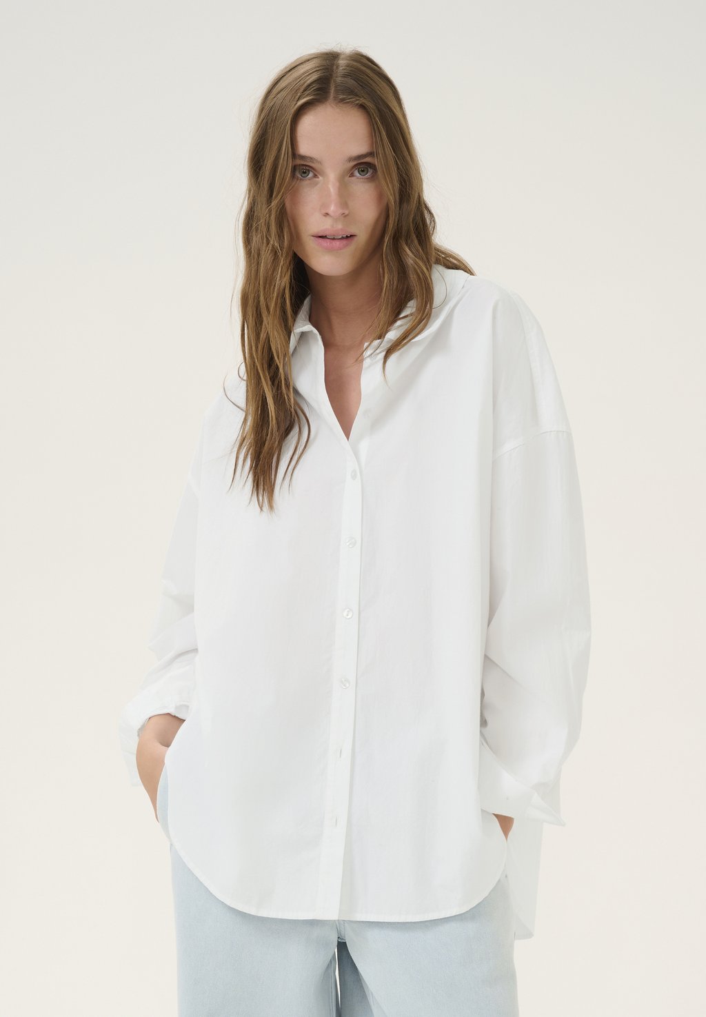 

Блузка на пуговицах SUNNA BOXY My Essential Wardrobe, кремовый