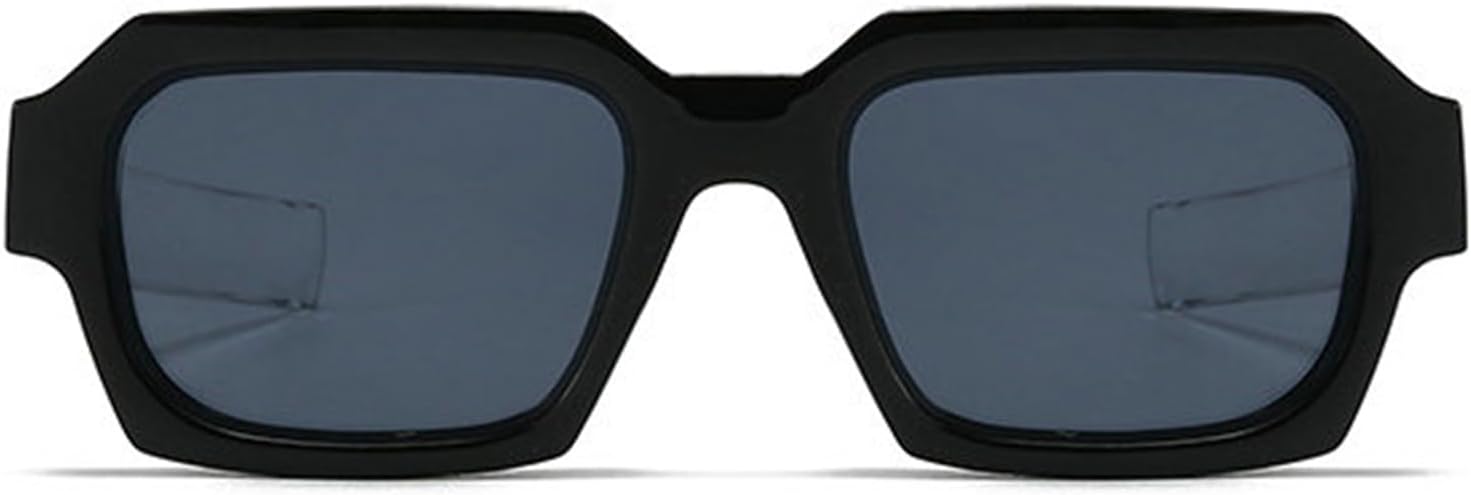 

Willochra Модные ретро-солнцезащитные очки в форме многоугольника и квадрата для женщин, защита от УФ-излучения UV400, винтажные панк-очки для мужчин, очки для активного отдыха в стиле Y2K, C1