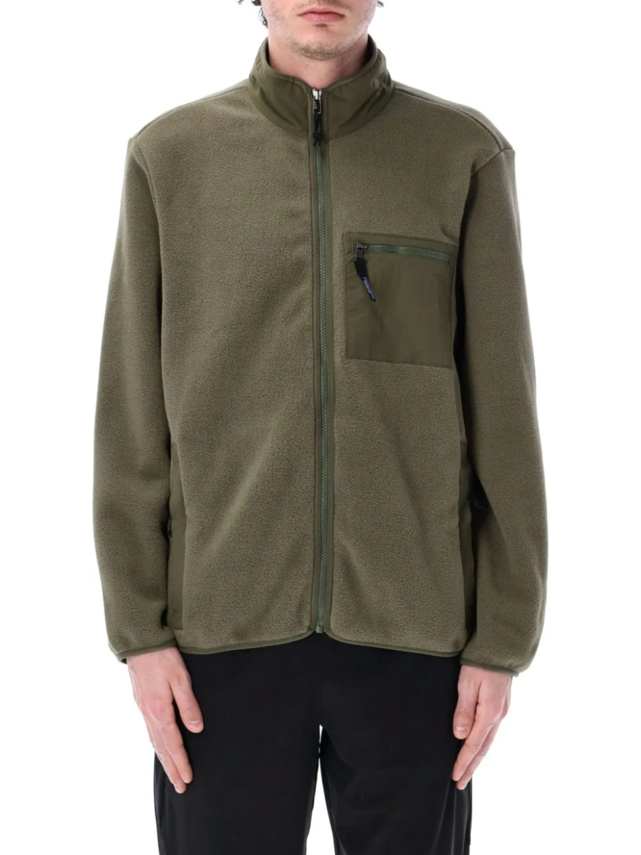 

Флисовая куртка Synchilla на молнии Patagonia, зеленый