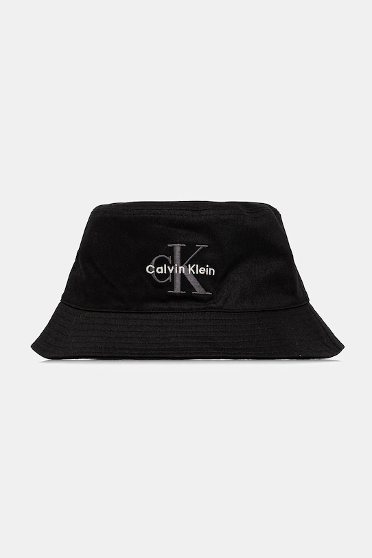 

Хлопковая шляпа Calvin Klein Jeans, черный