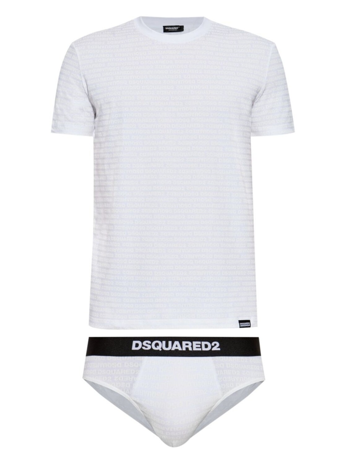 

DSQUARED2 пижама с логотипом, белый