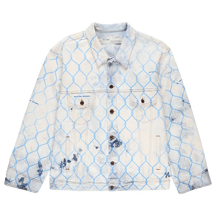 

Куртка Off-White Fence Jean Jacket Blue, синий