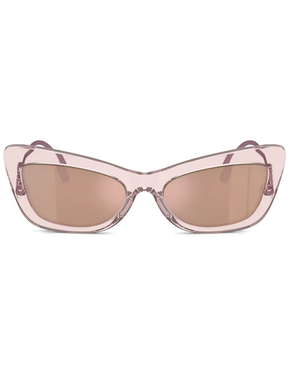

Солнцезащитные очки в оправе 'кошачий глаз' Dolce & Gabbana Eyewear, розовый