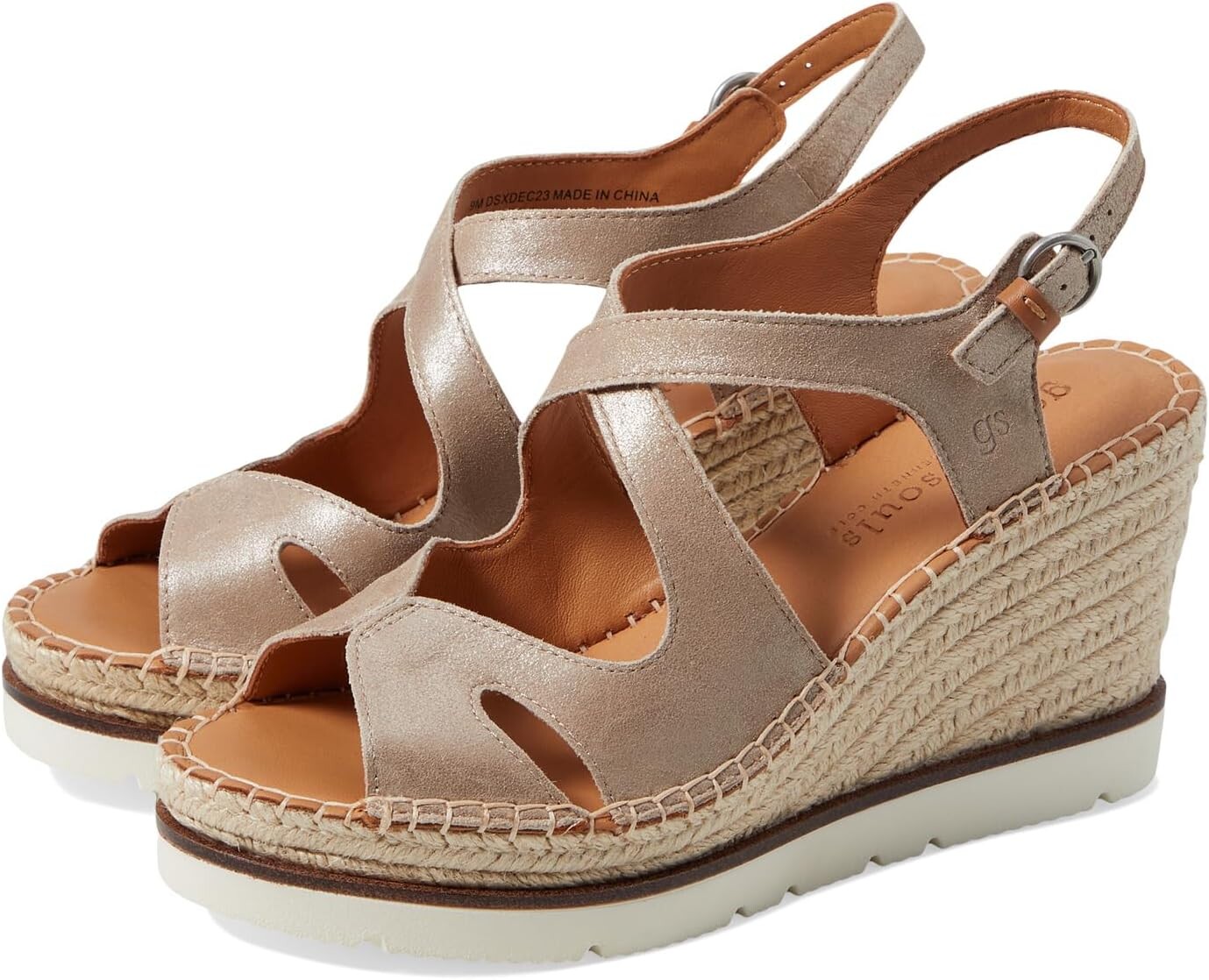 

Туфли Gentle Souls by Kenneth Cole Elise, цвет Mushroom Metallic Leather