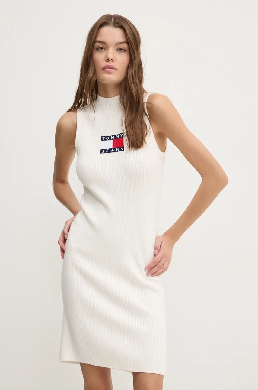 

Платье Томми Джинс Tommy Jeans, бежевый