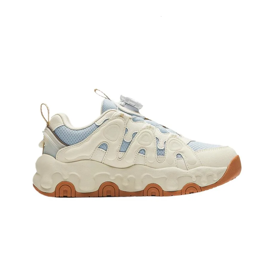 Antakids Детские кроссовки мид-топ устойчивые к истиранию Illusion Blue/Light Beige White — фото 2